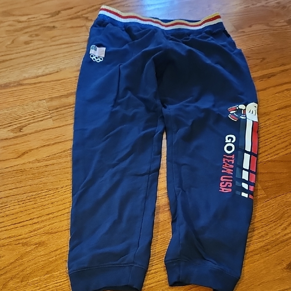 Kids Navy 'Go Team USA' Athletic Joggers
